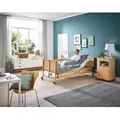 Produktbild: Pflegebett DALI Standard mit Bluetoothhandschalter 90x200 cm Holz>>>>