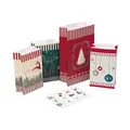 Produktbild: ROTH Adventskalender 24 Adventstütchen Nordic zum Befüllen Weihnachtskalender