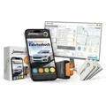 Produktbild: jammer.net - Dein finanzamtkonformes digitales Fahrtenbuch: OBD2 Stecker inkl. Jahreslizenz + 3 TAGs, Portalzugang für PC und App. Kein Vertrag!