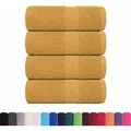 Produktbild: vidaXL Gästetücher 4 Stk Golden 30x50 cm 360 g/m² 100% Baumwolle 136804