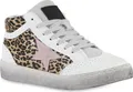 Produktbild: VAN HILL Damen Sneaker High Schnürer Glitzer Freizeit Schnür-Schuhe 841577, Farbe: Weiß Leopard, Größe: 37