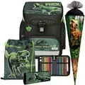 Produktbild: Scooli Jurassic World - T-Rex-Dino-Easy Fit Schulranzen-Set 6tlg. mit Schultüte