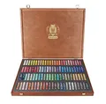 Produktbild: Schmincke – Pastell, Set mit 100 Farben, 77 100 097, Holzkasten mit 100 Pastellstiften, handgefertigte Pastelle, brillante, samtmatte, höchste lichtechte Farbtöne