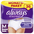 Produktbild: Always Discreet Pieluchomajtki für Frauen, Größe M, 36 Stück