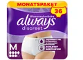 Produktbild: Always Discreet Inkontinenz-Höschen Plus Frauen M hohe Bund Starke 36 Stück