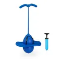Produktbild: Relaxdays Pogo Ball, Kinder, bis 100 kg, Hüpfspielzeug Outdoor, Hüpfball mit Griffen, HBT: 74x39x29 cm, Fun Jumper, blau