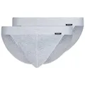 Produktbild: Skiny Slip Herren Slip 2er Pack Baumwolle (Packung, 2er Pack) grau M