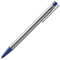 Produktbild: LAMY logo Kugelschreiber 205 – Kuli aus rostfreiem Edelstahl in der Farbe Blau m