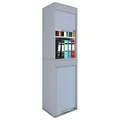 Produktbild: VCM my office Aktos XL Rollladenschrank grau 2 Fachböden 50,0 x 40,0 x 186,0 cm