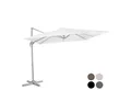 Produktbild: VONROC Sonnenschirm Freitragend für Balkon - Neigbar, Rechteckig, 360° drehbar, LxB: 300x300 cm, Set, Je nach Variante mit oder ohne Sonnenschrimfliesen, Sonnenschutz für Terrasse & Garten - ohne Sonnenschirmfliesen