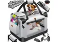 Produktbild: LOVPET® Hundebox Hundetransportbox faltbar Inkl.Hundenapf Transporttasche Hundetasche Transportbox für Haustiere, Hunde und Katzen Haustiertransportbox