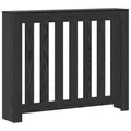 Produktbild: vidaXL Heizkörperabdeckung Schwarze Eiche 104 x 20 x 82 cm, Kompakte Holzheizungsabdeckung, langlebig, modernes Design, platzsparend für dein Wohnzimmer!
