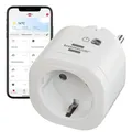 Produktbild: Brennenstuhl Connect WLAN Steckdose WA 3600 XS02 (WiFi 2.4 GHz kompatibel mit Alexa und Google Assistant, kein Hub erforderlich, Matter, smarte mit Zeitschaltuhr, kostenlose App)