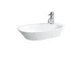 Produktbild: LAUFEN Palomba Waschtisch-Schale 8168030001041 60 x 40 cm, mit Überlauf, mit Hahnloch, weiß