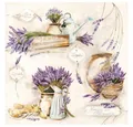 Produktbild: Ambiente® Papierserviette Fleur de Provence, (20 St), 33 cm x 33 cm