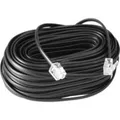 Produktbild: Telefonkabel RJ-11 4-Pin schwarz, 10 Meter