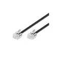 Produktbild: Wentronic Goobay Modularanschlusskabel, Schwarz, 10 m - RJ11/RJ14-Stecker (6P4C) auf RJ11/RJ14-Stecker (6P4C) (50319)