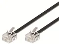 Produktbild: GOOBAY Telefon-Anschlusskabel, 6P4C, schwarz, 10 m