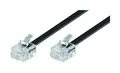 Produktbild: Goobay Telefonkabel 10m RJ11 6 (4) Stecker schwarz 4p - 50319