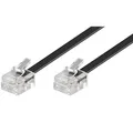 Produktbild: Telefonkabel Modularkabel 10 m 2x RJ11 Stecker Telefon Anschluß Kabel Fax Modem