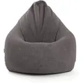 Produktbild: mokebo Sitzsack Cord XXL in Anthrazit Der Tagträumer Bean Bag mit EPS-Perlen Füllung
