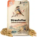 Produktbild: 25kg schalenloses Streufutter mit Mehlwürmern ohne Schalen Vogelfutter Bird Best