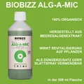 Produktbild: BioBizz Alg-A-Mic 500 ml organischer Wachstums Booster