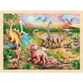 Produktbild: Goki Einlegepuzzle Dinosaurierwanderung 96 Teile (96 Teile) (57348)