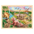 Produktbild: PUZZLE DINSOSAURIERWANDERUNG AUS HOLZ 96 TEILE VON GOKI NEU OVP