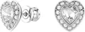 Produktbild: Swarovski Paar Ohrstecker Schmuck Geschenk Ariana Grande Ohrringe Herz, mit Swarovski® Kristall