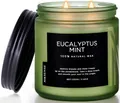 Produktbild: Duftkerze Eukalyptus Minze 330g 70h brennend 2 Docht Spa Bad Yoga
