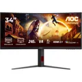 Produktbild: AOC CU34G4Z Gaming-Monitor schwarz/rot 34 Zoll 240 Hz VA-Display gebogen 0,3 ms