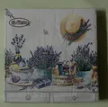 Produktbild: 20 Servietten Lavendel Hut Seife Kommode Nähgarn Tasse ! Packung OVP  Duftsäckch