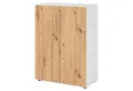 Produktbild: bümö Aktenschrank smart Büroschrank - 3 Ordnerhöhen Dekor: Weiß/Asteiche