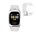 Produktbild: James - B8 Notrufuhr - SOS-Notruf, GPS-Ortung, Sturzmelder, Geofence, 24/7 Alarmzentrale, AMOLED-Display, IP67 Wasserschutz (Weiß, B8 mit Ersatzarmband)