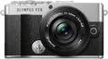 Produktbild: Olympus Pen E-P7 Kamera-Kit, 20-MP-Sensor, neigbarer HD LCD-Bildschirm, 4K-Video, Wi-Fi, Farb- und Monochromprofilsteuerung, Silber, inkl. M.Zuiko Digital ED 14-42mm EZ, schwarz