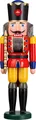 Produktbild: Nu�knacker K�nig rot gro� HxBxT = 50x15x12cm NEU Weihnachten Seiffen Nutcracker