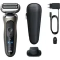 Produktbild: Braun 72-C1200s Rasierer Series 7 Elektrorasierer Herren, Rasierapparat mit 60 Min. Akkulaufzeit, Präzisionstrimmer-Aufsatz - Schwarz/Bronze/Silber