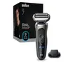 Produktbild: BRAUN Series 7 Elektrorasierer 72-C1200s Herrenrasierer (Akkubetrieb, 360° SkinFlex Kopf, 3 Rasiermodi, kabellose Laufzeit bis zu 60 Min., 100% wasserdicht, hergestellt in Deutschland, Reiseetui, Ladegerät, Reinigungsbürste, Präzisionstrimmer-Aufsatz)