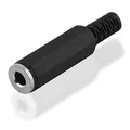 Produktbild: BestPlug 3,5mm Stereo Audio Klinke Buchse Kupplung weiblich Aux in Out Lötversion, 3 polig, Schwarz