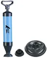 Produktbild: AGT Saugglocke Abfluss: 2in1-Saugglocke und Abflussreiniger mit Luftdruck-System & 2 Aufsätzen (Pümpel, Pömpel, Reinigungsspirale)