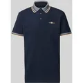 Produktbild: Tom Tailor Regular Fit Poloshirt mit Kontraststreifen in Marine, Größe S