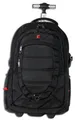 Produktbild: Travel N Meet Polyester Rucksack Damen Herren Reisetasche schwarz 35x34x50 ORD4206S