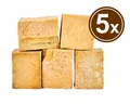 Produktbild: Alepposeife MIX Bruch Paket 5 Alepposeife Olivenöl Lorbeeröl Haarseife Seife