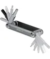Produktbild: Topeak Nano 11 Werkzeug aus Aluminium und Stahl in der Farbe Schwarz Innensechskant-Schlüssel: 2/2,5/3/4/5/6/8 mm Größe: 6x2,7x1 cm, 15411002