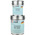 Produktbild: 2K Epoxidharz DIY Bodenbeschichtung Bodenfarbe Bodenversiegelung matt und rutschhemmend für Garage, Werkstatt, Halle, Industrie & Wohnraum SamaPoxy BS98W 1Kg / ca. 5m² (RAL 7015 Schiefergrau)