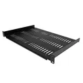 Produktbild: StarTech.com 1 HE 19 Zoll Fachboden für Netzwerk Schrank - Freitragende Perforierte Rack Ablage für Serverschrank/Rack - Frontmontage - 25 kg Tragkraft - 30cm Tiefe - Belüftet (SHELF-1U-12-FIXED-V)