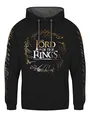 Produktbild: Superheroes Inc. Offizieller Herord of The Rings Goldfolie Logo Premium Kontrast Pullover Kapuzen-Sweatshirt (XL)