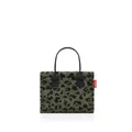 Produktbild: reisenthel daily shopper XS teddy leo olive – Die kleinere Version unseres modernen, stromlinienförmigen Shoppers – eine praktische rechteckige Crossbody-Handtasche.