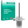 Produktbild: hansgrohe AddStoris WC-Bürstengarnitur 41752000 Wandmontage, Metall, Glas,